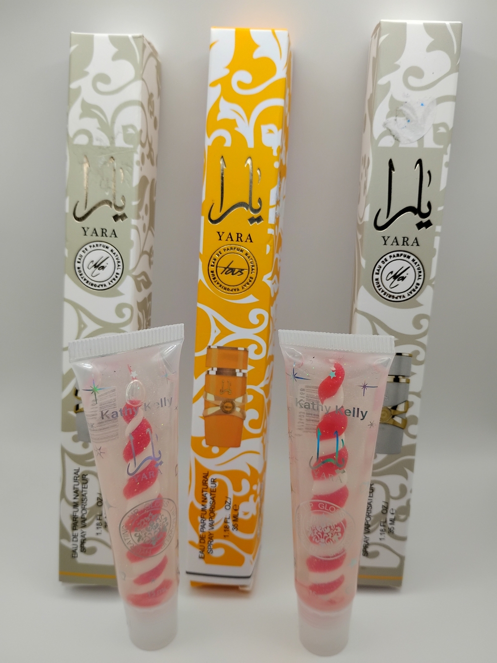 2 Yara Moi's & 1 Yara Tous With 2 Yara Lip Glosses